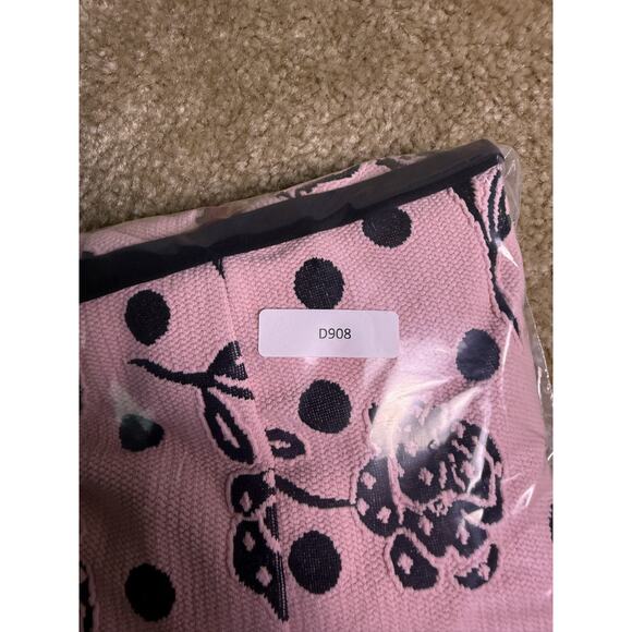 Vintage ZOKAI Womens Dress Pink Black Size Small Midi Floral Sheath Y2K D908 - Picture 9 of 9